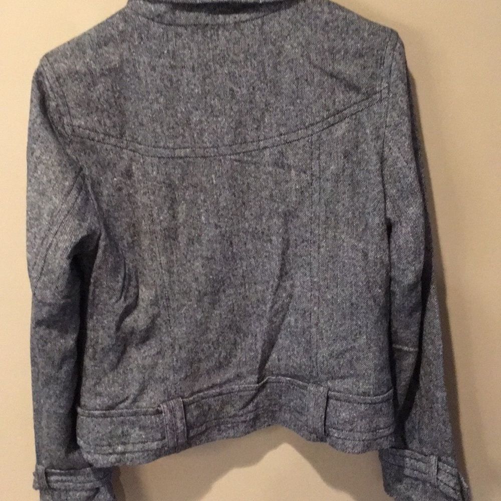 Women’s Medium Black/Gray Marbled Blazer - Picture 3 of 6